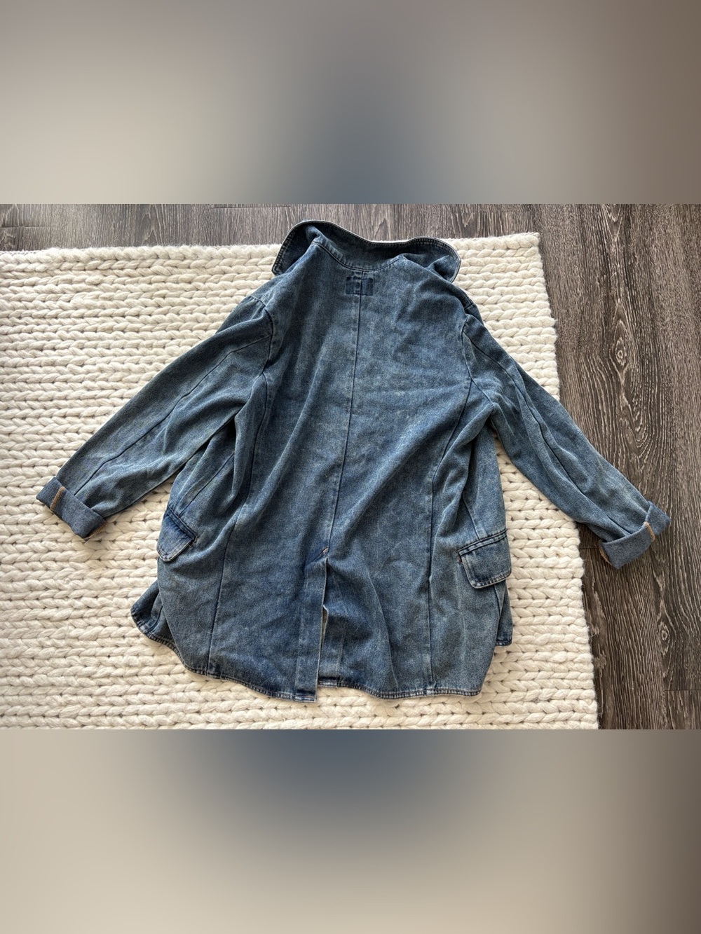Denim Blazer Jacket - Blue
Small
NWT - Picture 3 of 3